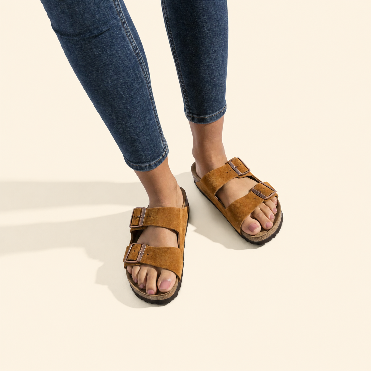 Sandale Essentielle Camel