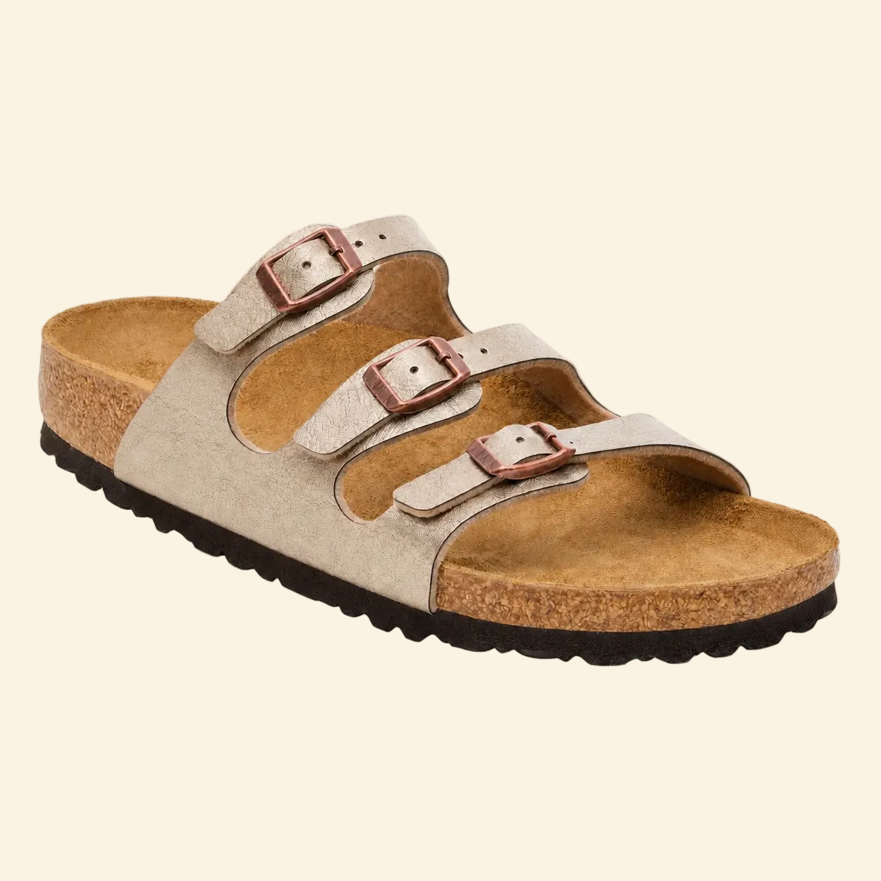 Sandale Nature Taupe gracieux